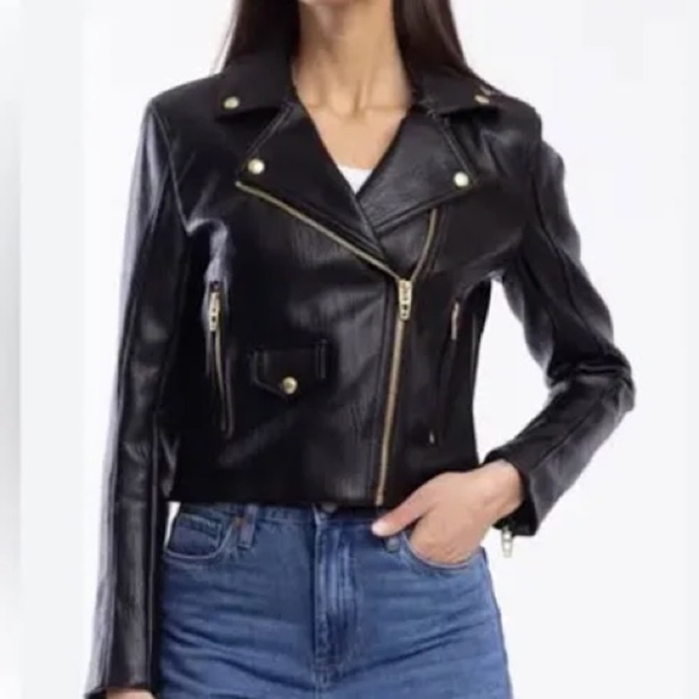 Size M - BLANK NYC faux leather jacket